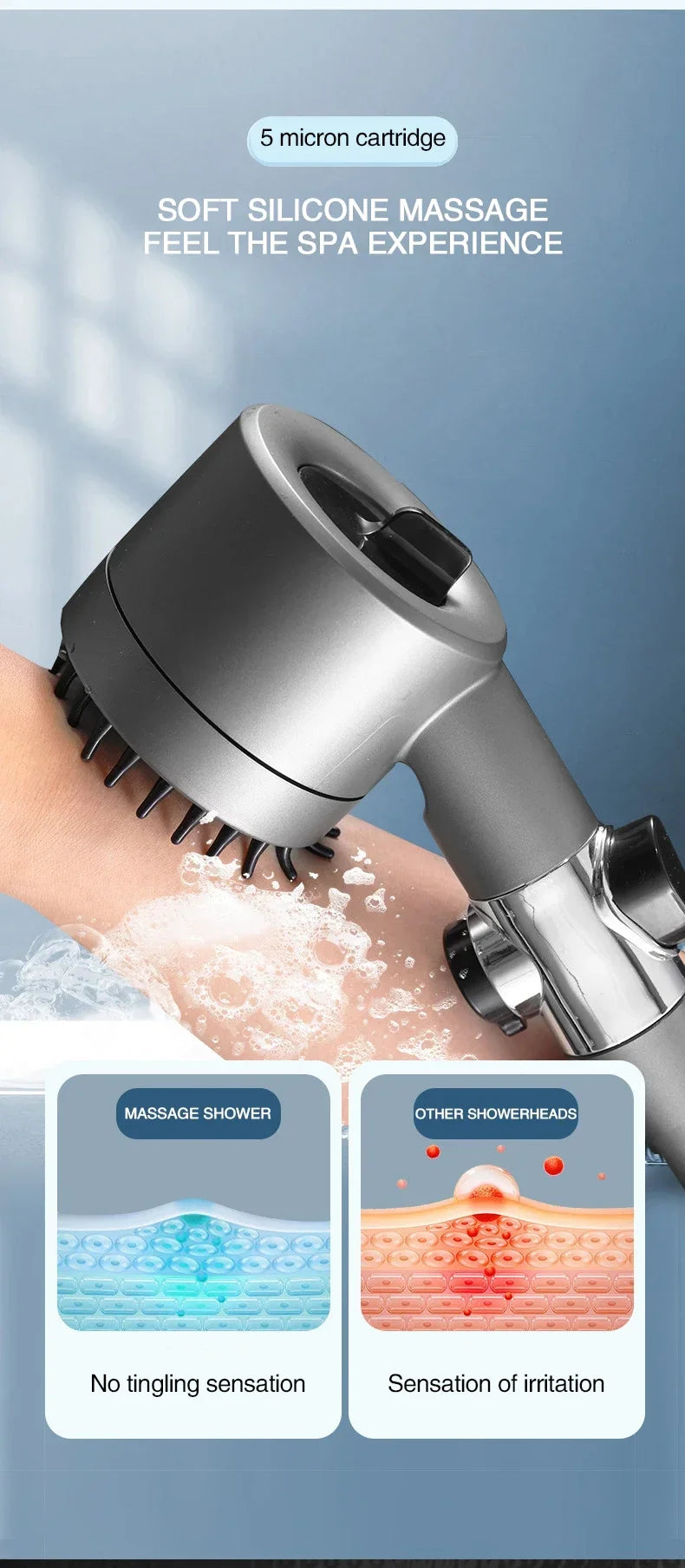 High Pressurized Filter Shower Head