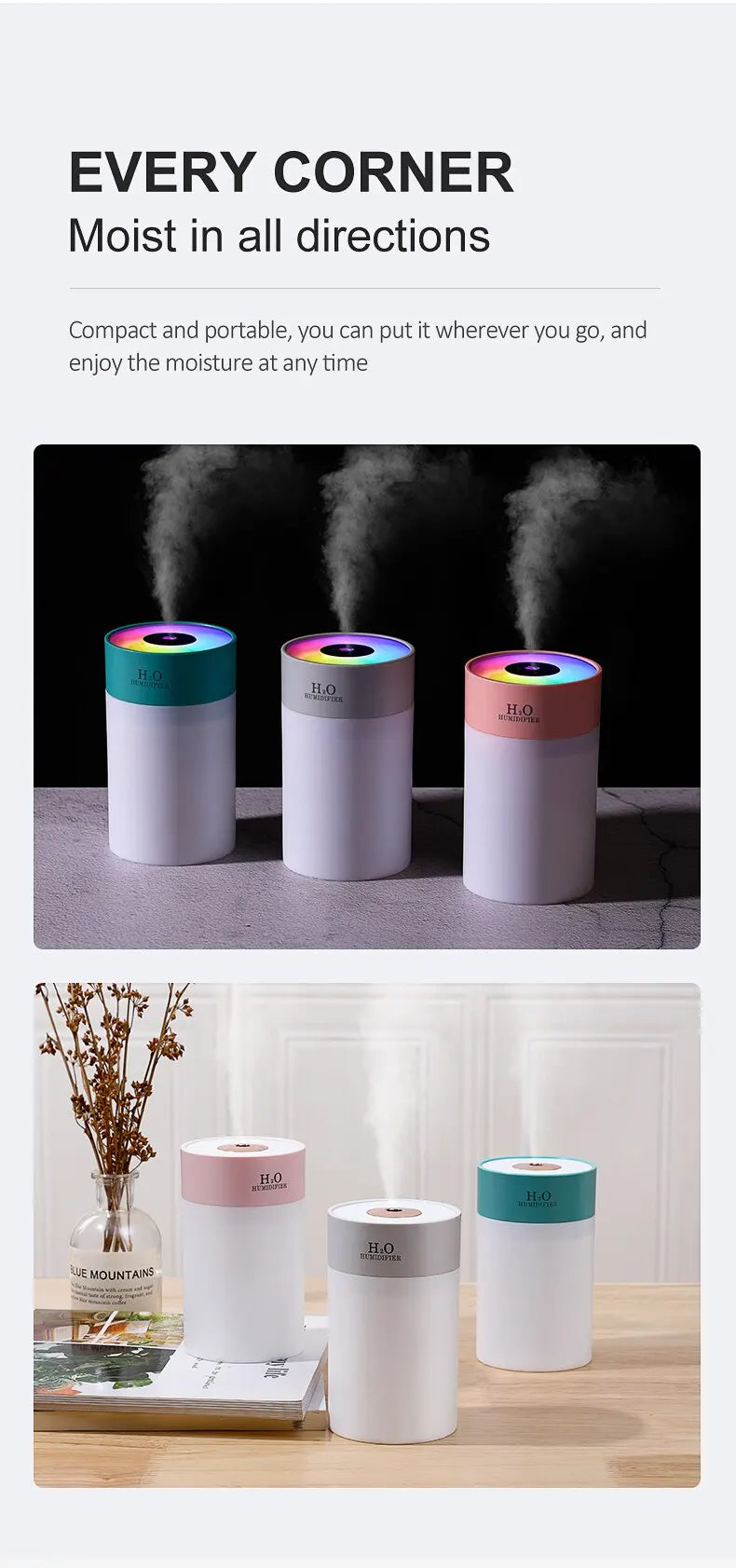 Desktop humidifier