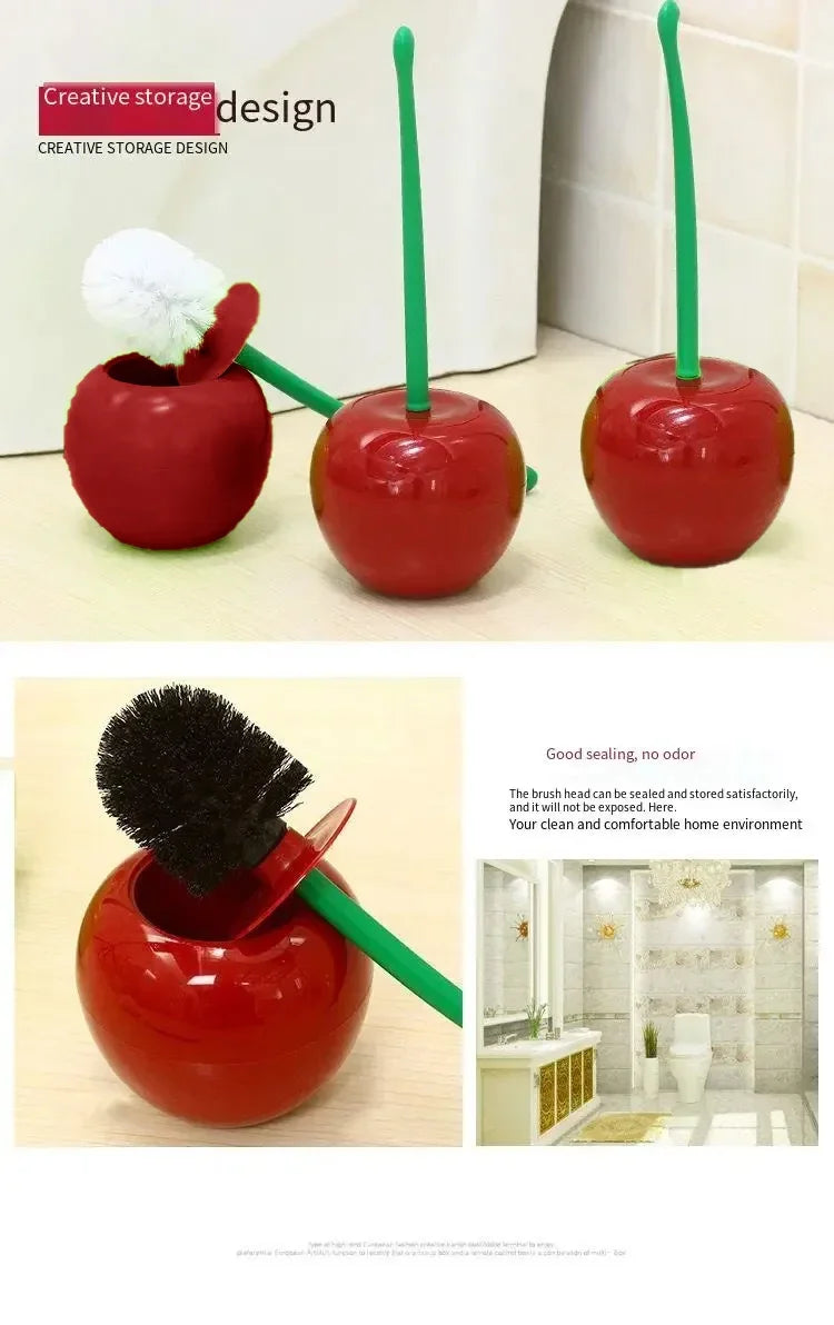 Red Toilet Brush